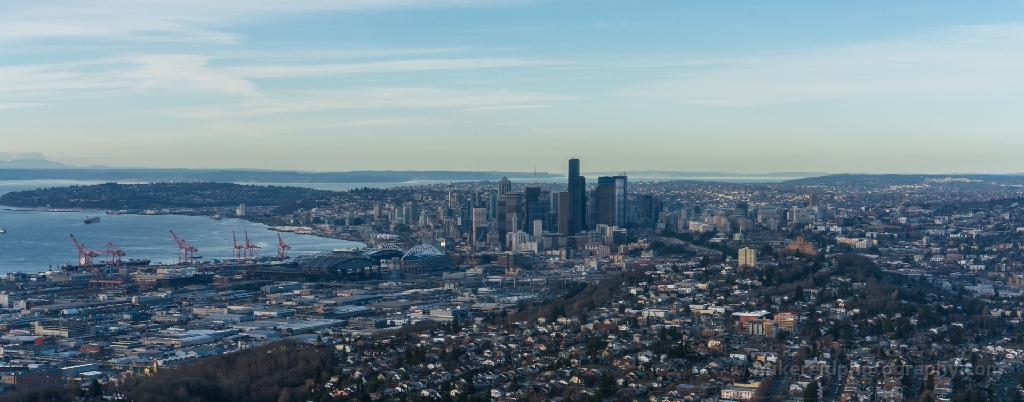 Seattle Aerial Photography Cityscape